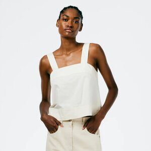 NWT Tibi Eco Poplin Strappy Top